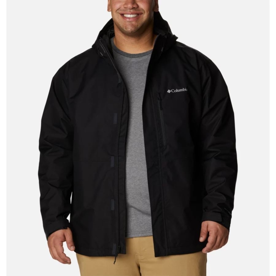Men's Hikebound Rain Jacket Big Columbia Black
