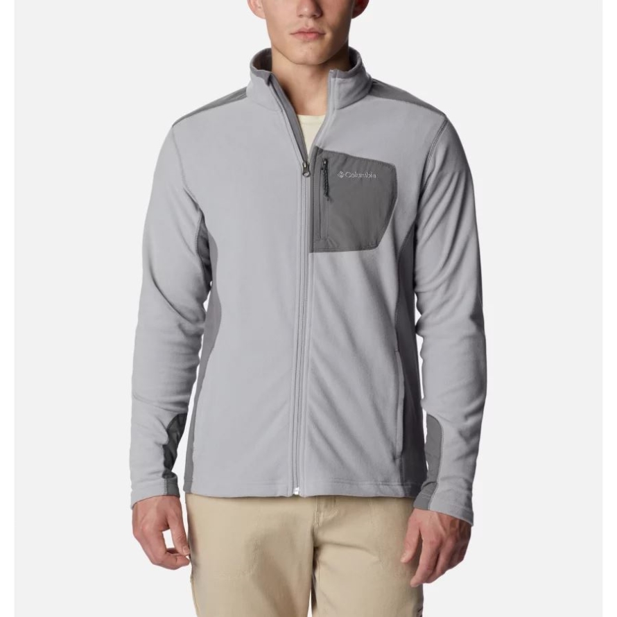 Men's Klamath Range Fleece Jacket Columbia Columbia Grey/City Grey