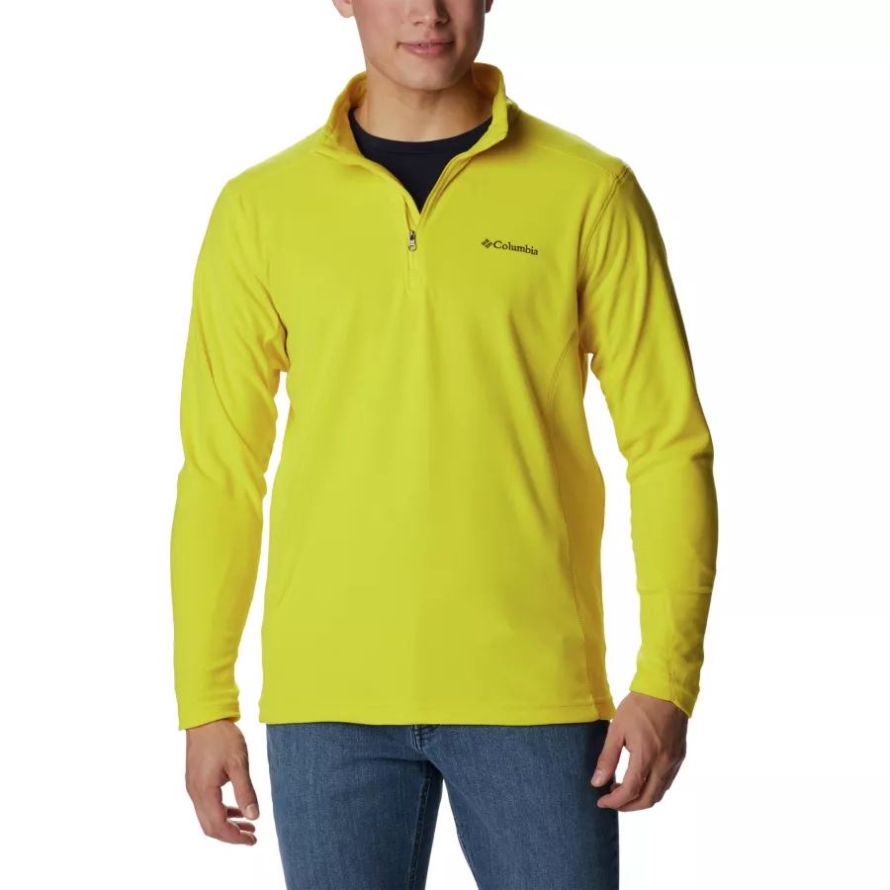 Men's Klamath Range II Half Zip Columbia Laser Lemon