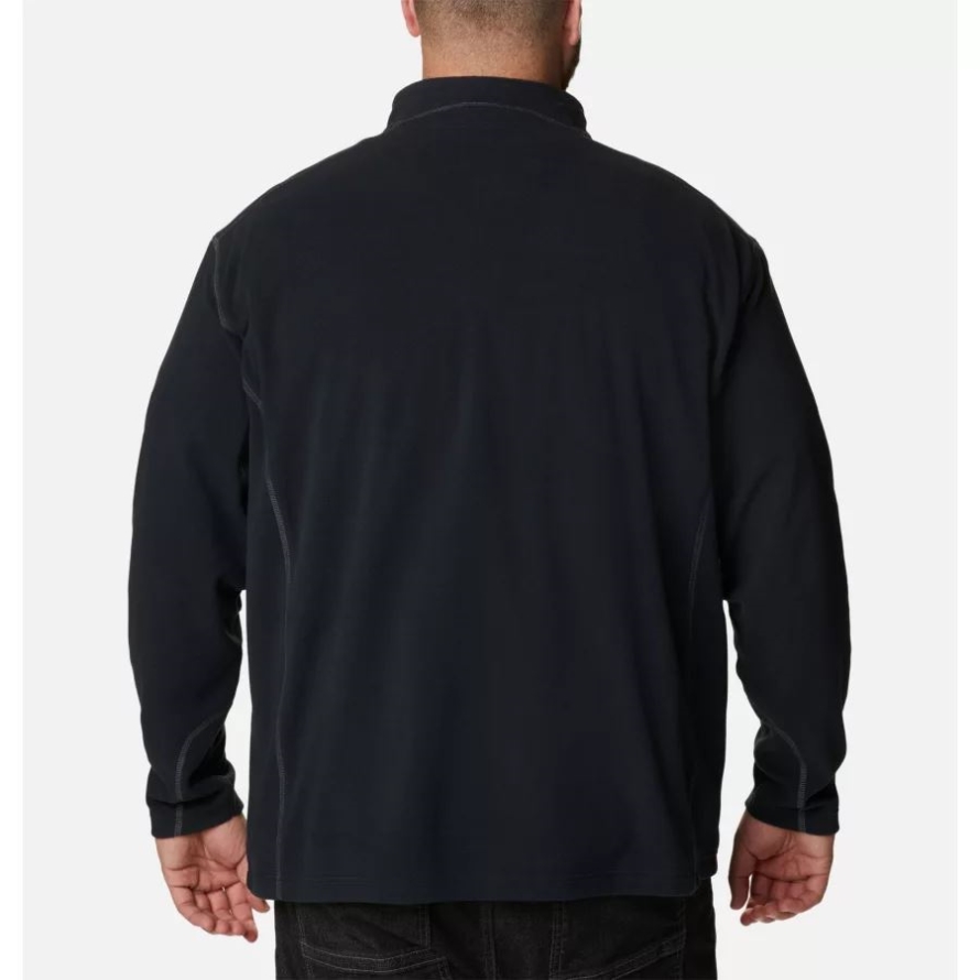 Men's Klamath Range II Half Zip Fleece Pullover Big Black Columbia