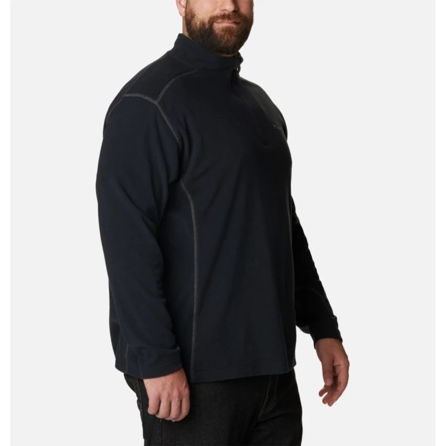 Men's Klamath Range II Half Zip Fleece Pullover Big Black Columbia