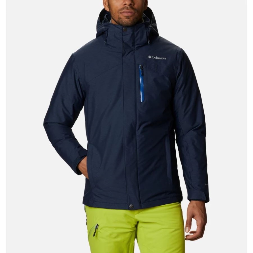 Men's Last Tracks Insulated Ski Jacket Collegiate Navy Melange Columbia