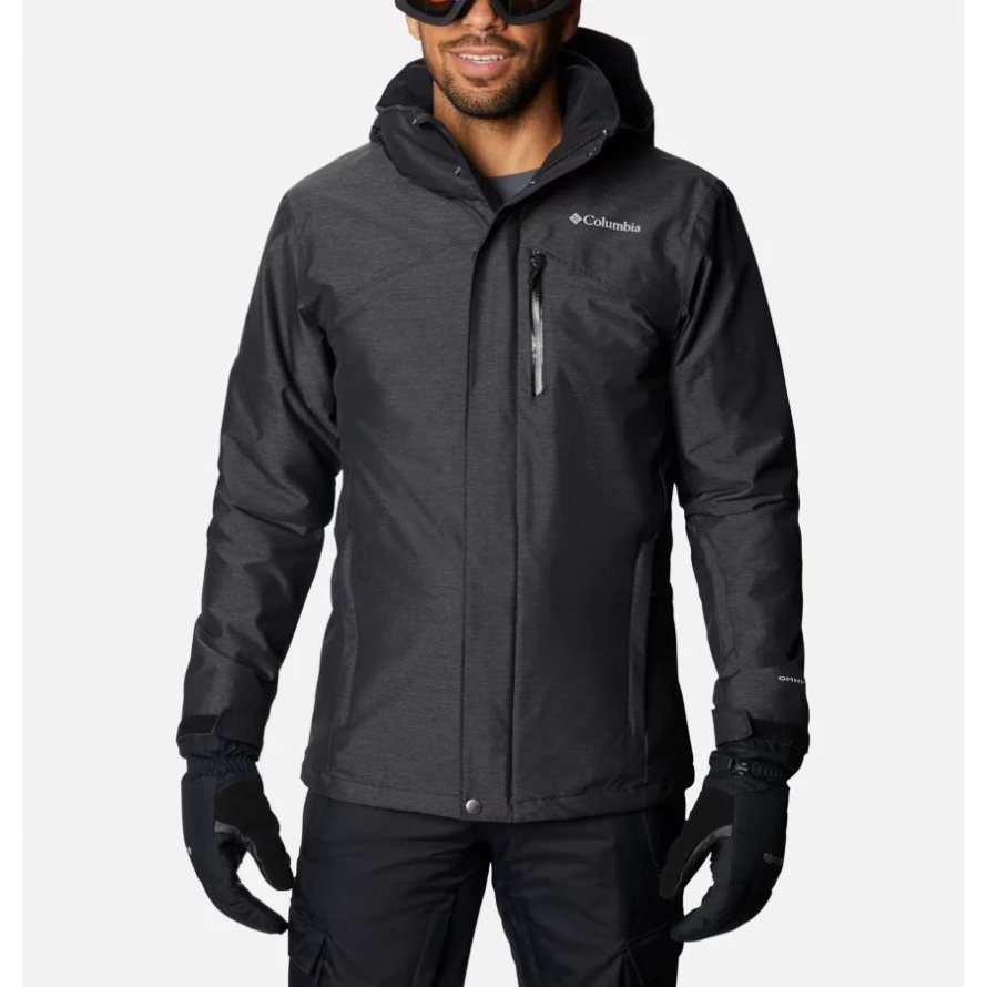 Men's Last Tracks Insulated Ski Jacket Columbia Black Melange