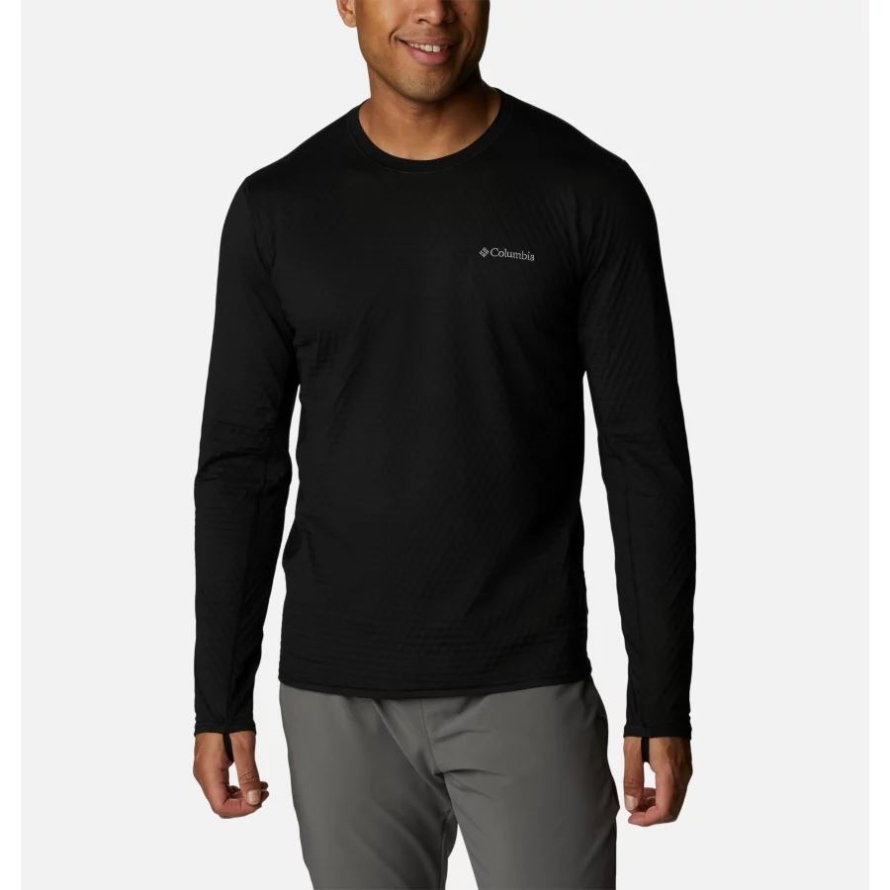 Men's M Bliss Ascent Long Sleeve Technical T-Shirt Black Columbia
