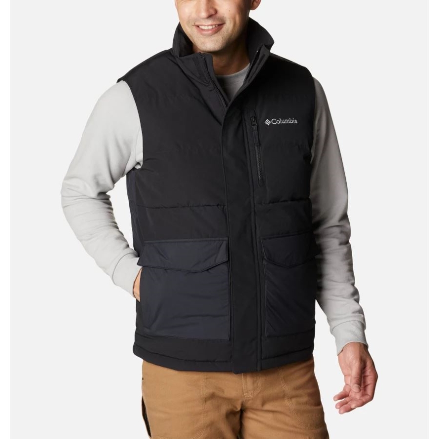 Men's Marquam Peak Fusion Insulated Vest Columbia Black