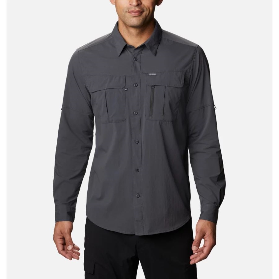 Men's Newton Ridge Long Sleeve Shirt Columbia Shark