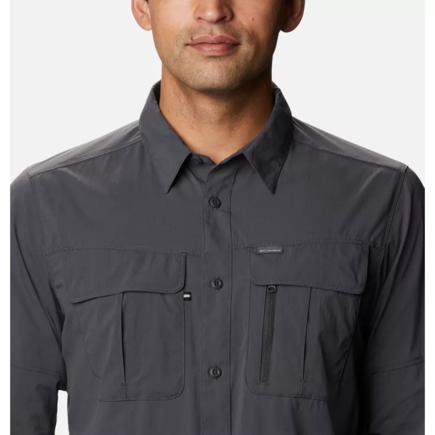 Men's Newton Ridge Long Sleeve Shirt Columbia Shark