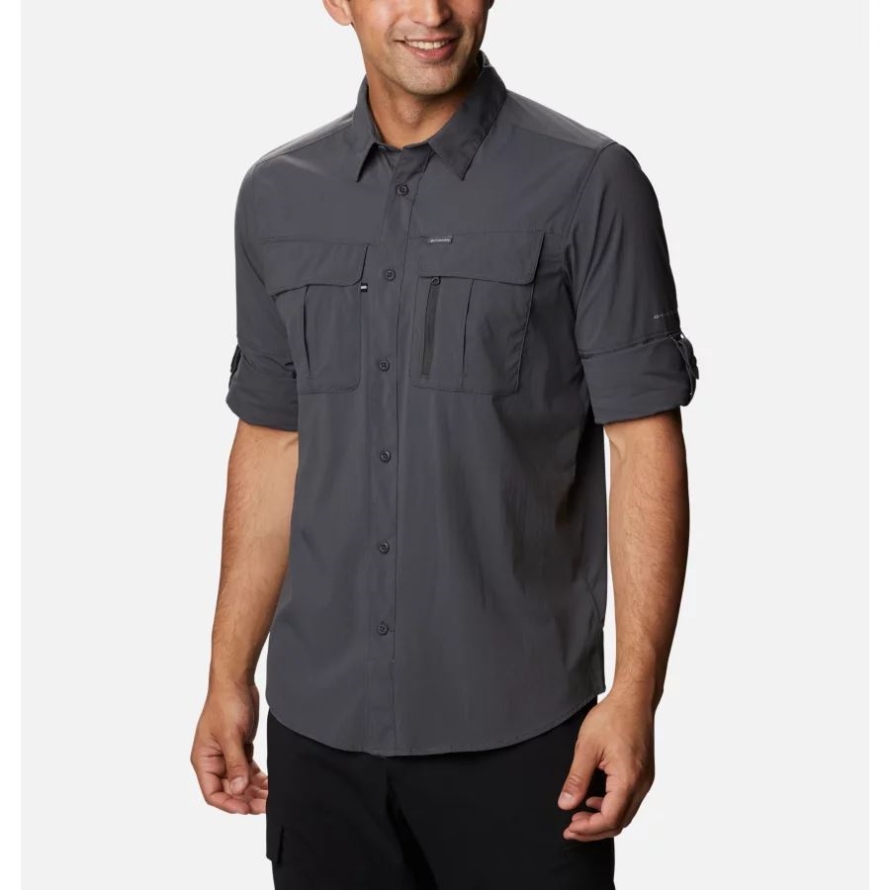 Men's Newton Ridge Long Sleeve Shirt Columbia Shark