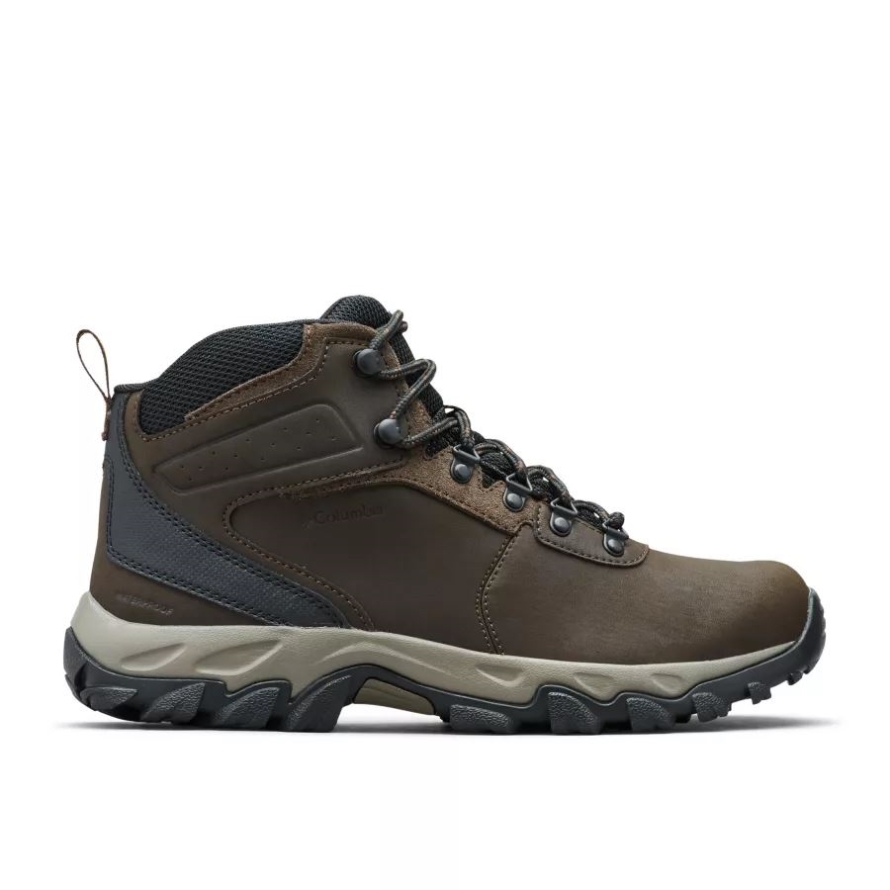 Men's Newton Ridge Plus II Waterproof Hiking Boot Columbia Cordovan/Squash