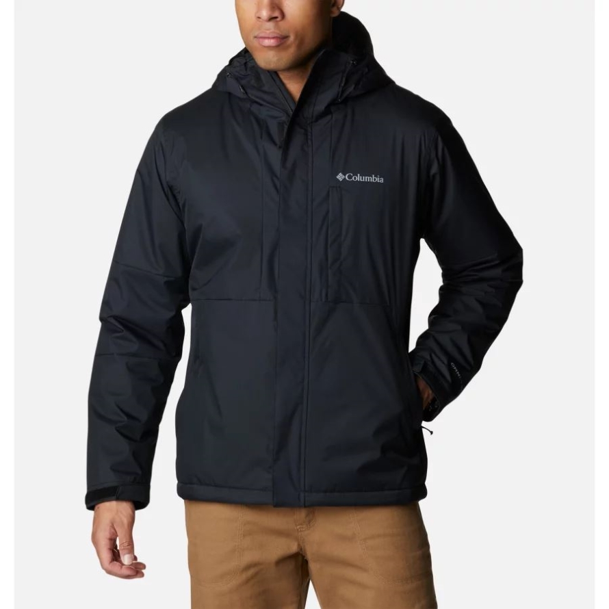 Men's Oso MountainHooded Insulated Walking Jacket Columbia Black