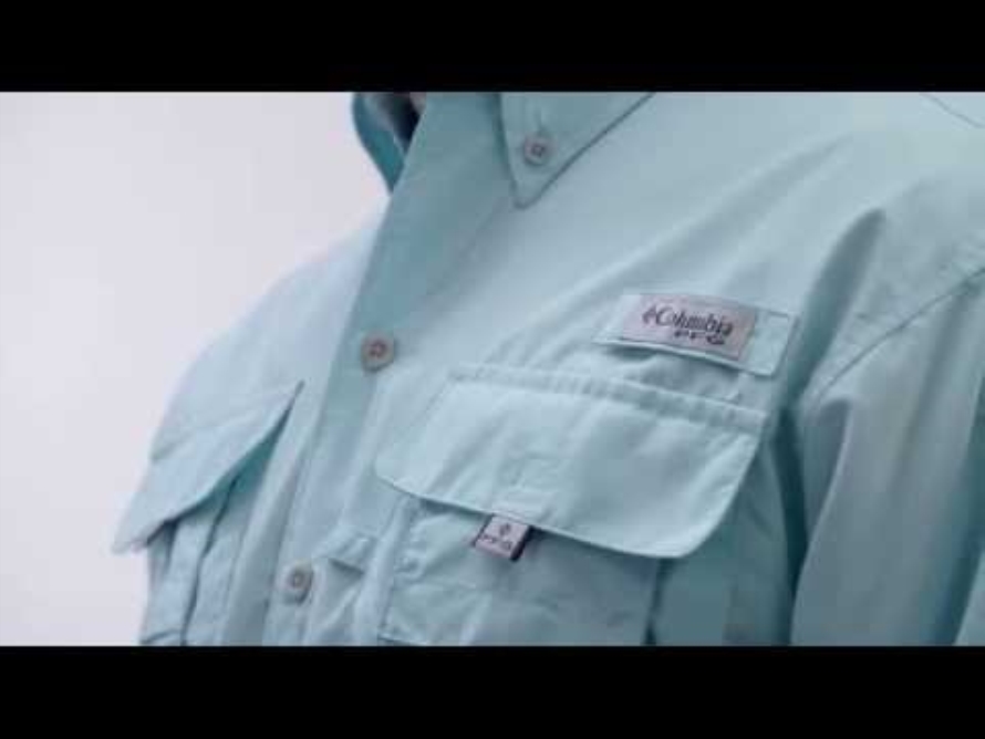 Men's PFG Bahama II Long Sleeve Shirt Big Columbia Vivid Blue