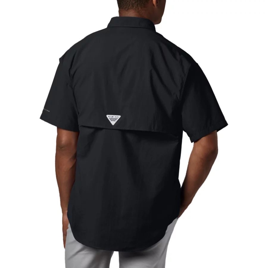 Men's PFG Bahama II Short Sleeve Shirt Columbia Black