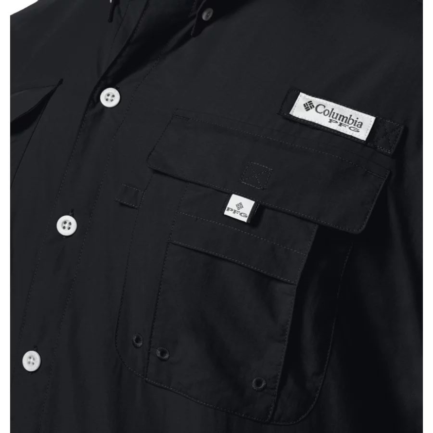 Men's PFG Bahama II Short Sleeve Shirt Columbia Black