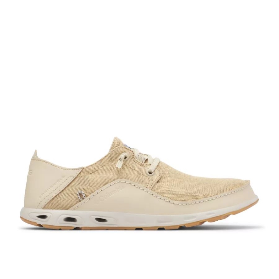 Men's PFG Bahama Vent Loco Relaxed III Shoe Wide Oatmeal/Whale Columbia