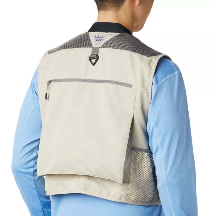 Men's PFG Henry's Fork V Vest Fossil Columbia