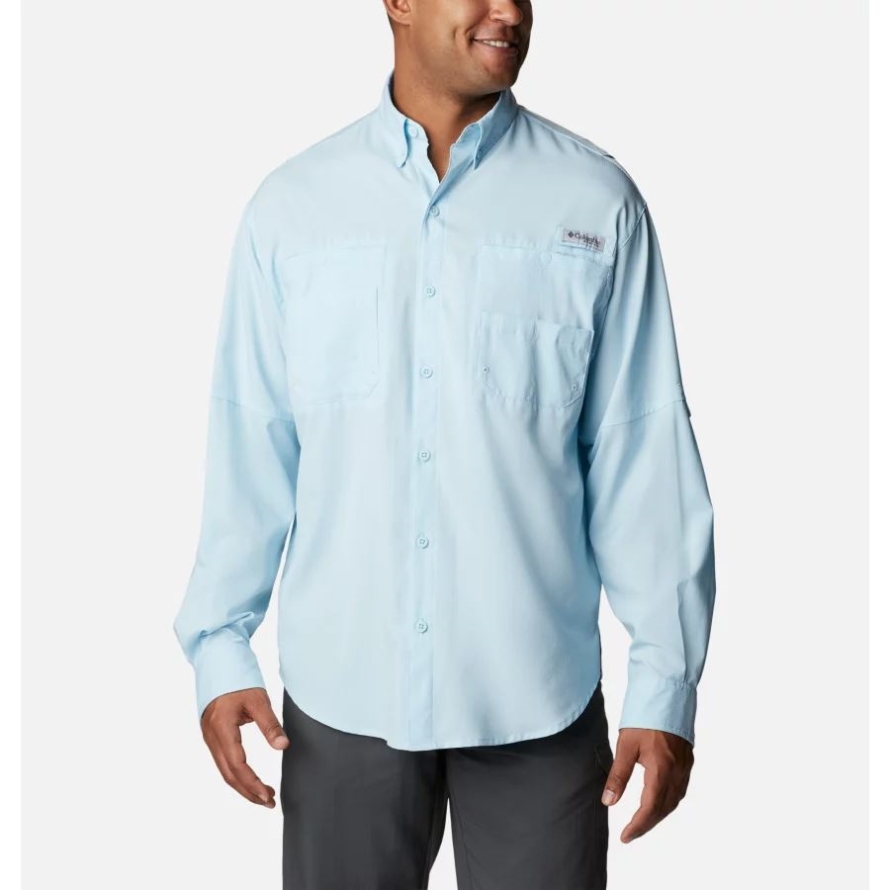 Men's PFG Tamiami II Long Sleeve Shirt Columbia Spring Blue