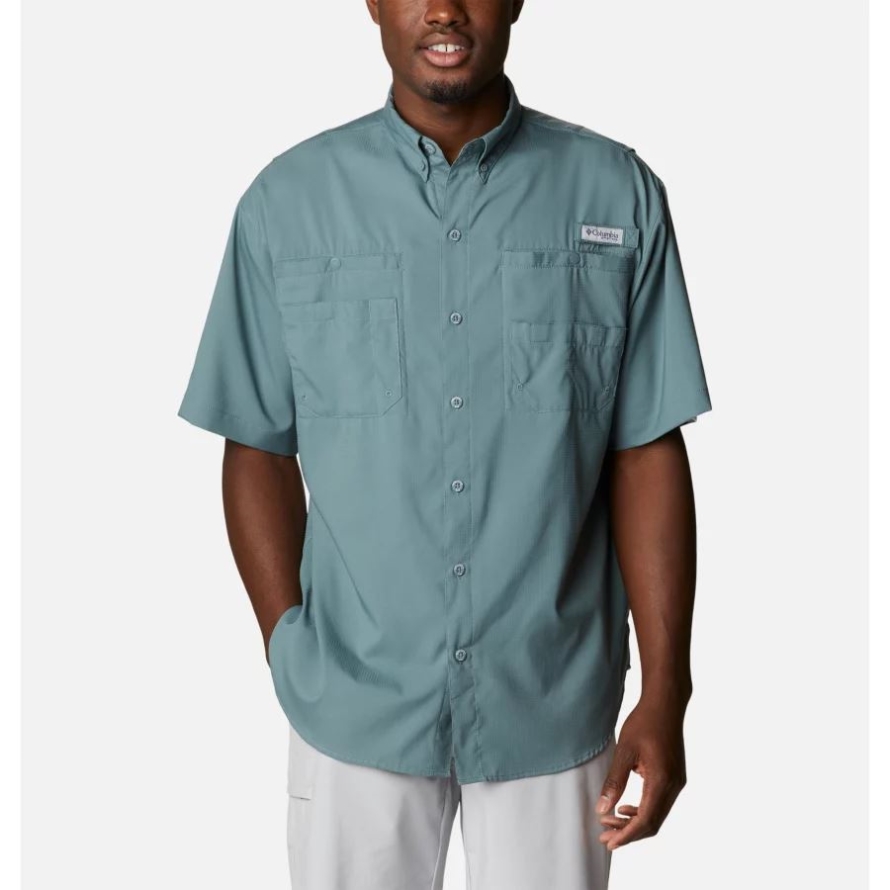 Men's PFG Tamiami II Short Sleeve Shirt Columbia Metal