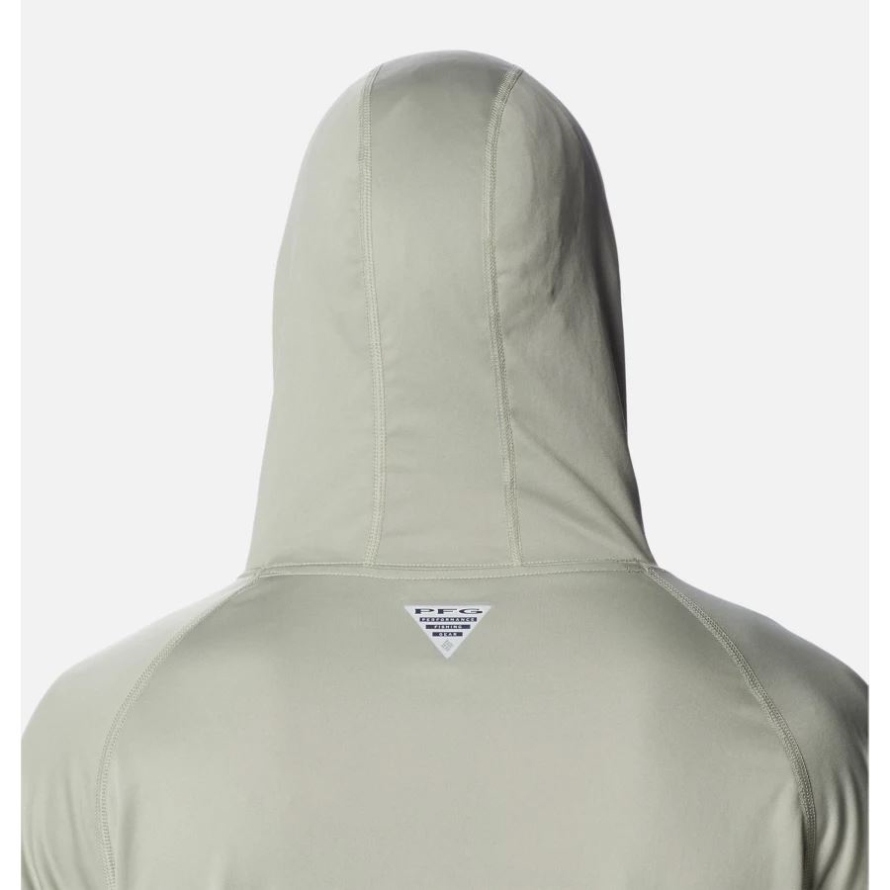 Men's PFG Terminal Tackle Hoodie Safari/Key West Logo Columbia