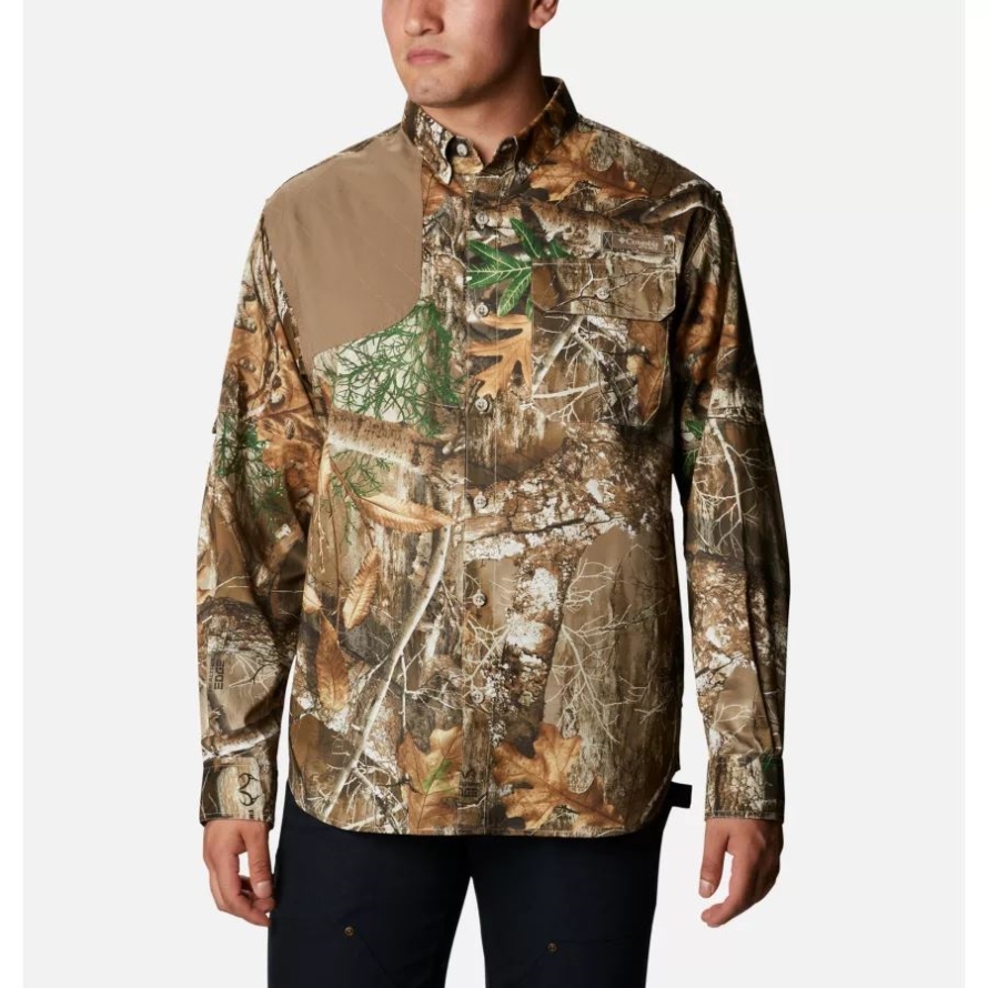 Men's PHG Blood and Guts Shooting Shirt Columbia RT Edge/Flax