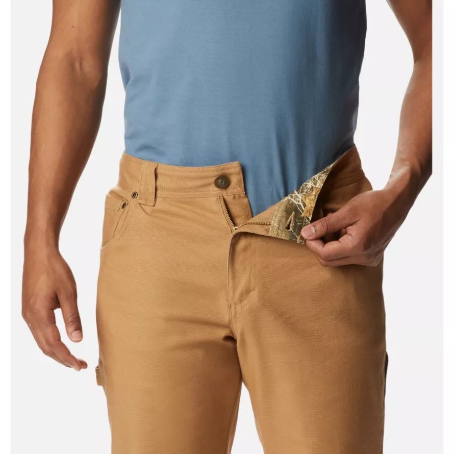 Men's PHG Roughtail Stretch Field Pants Sahara/RT Edge Columbia