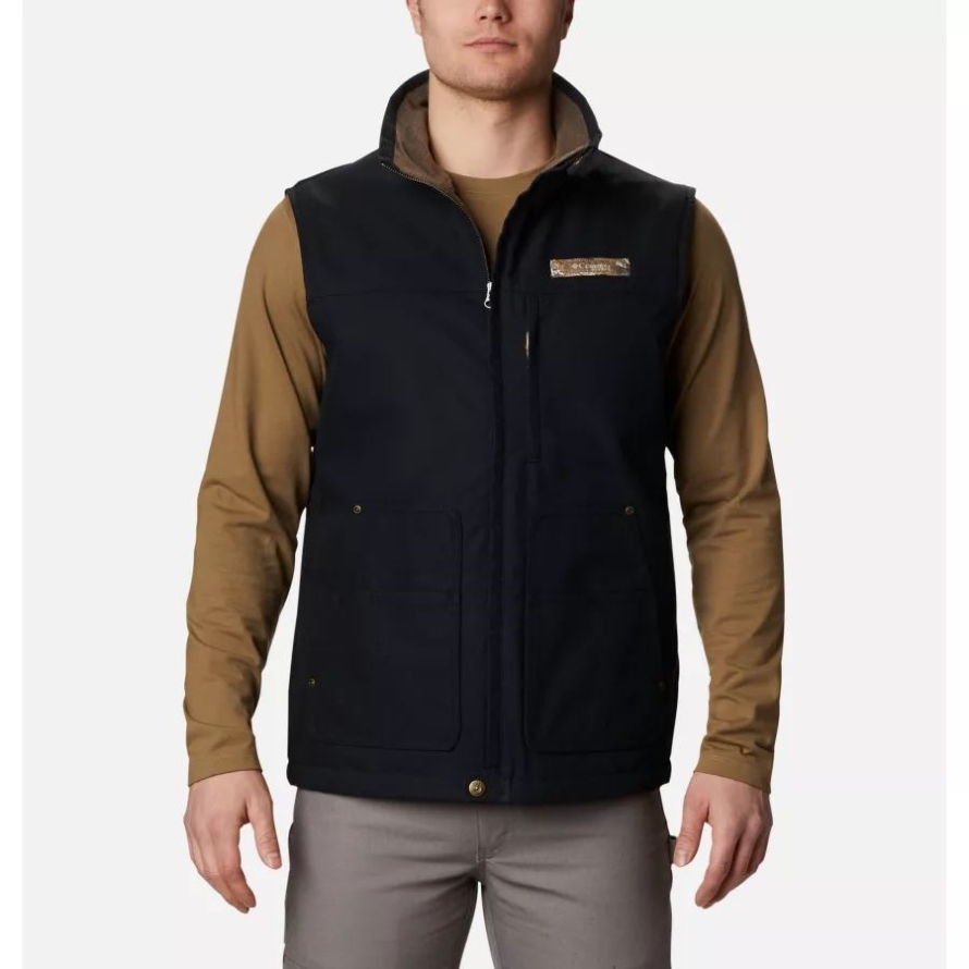 Men's PHG Roughtail Work Vest Columbia Black