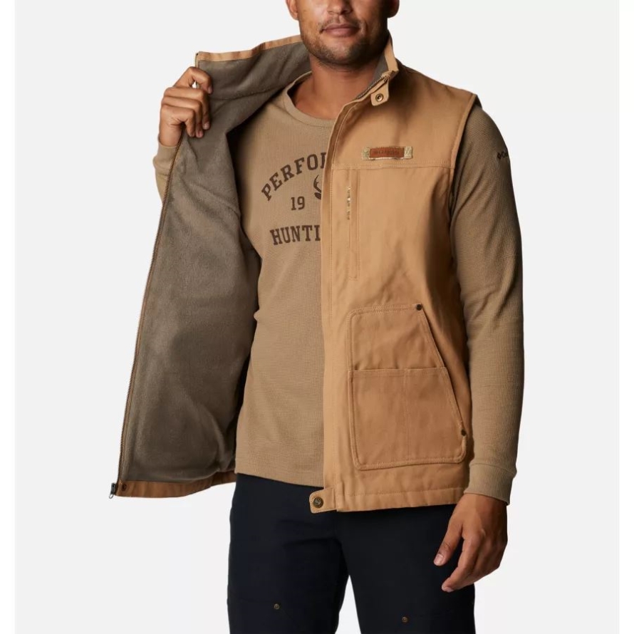 Men's PHG Roughtail Work Vest Sahara Columbia
