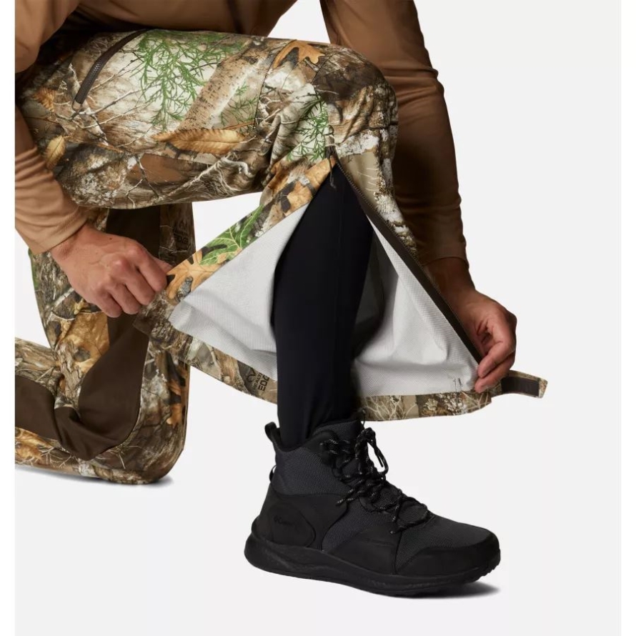 Men's PHG Trophy Rack Silent Rain Pants Realtree Edge Columbia