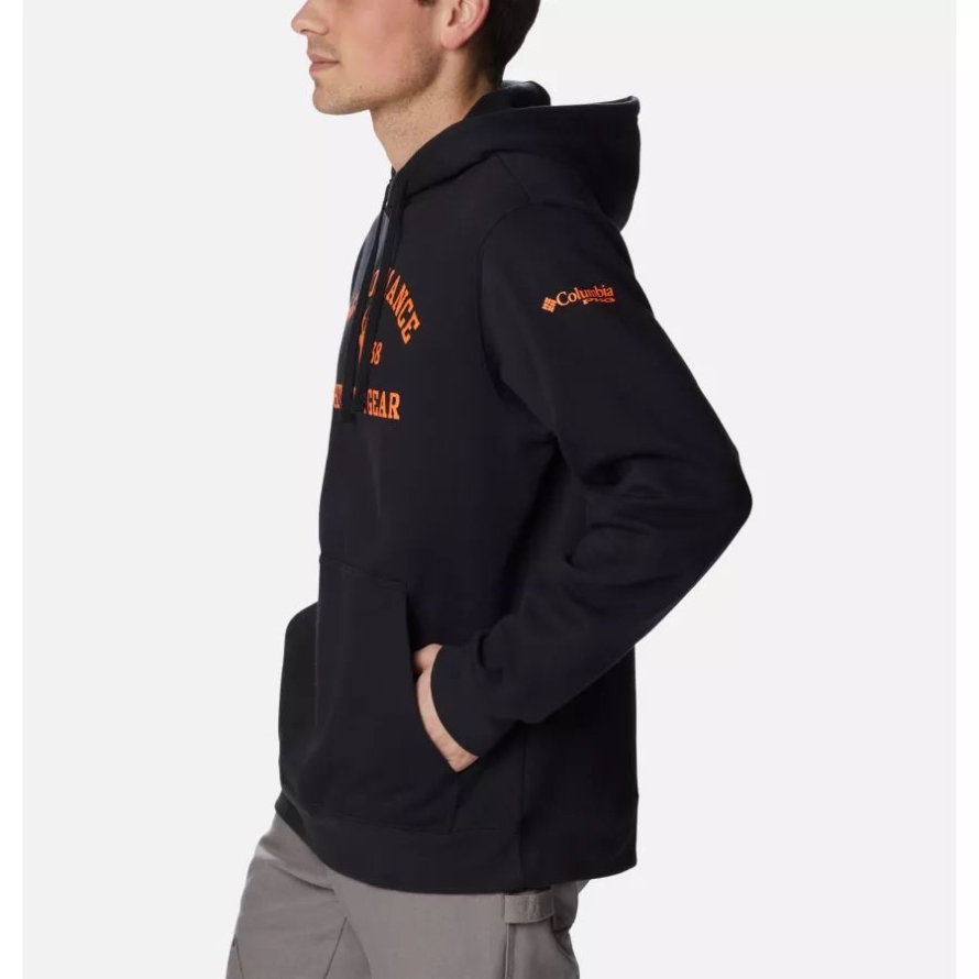 Men's PHG University Hoodie Black/Blaze Buck Columbia