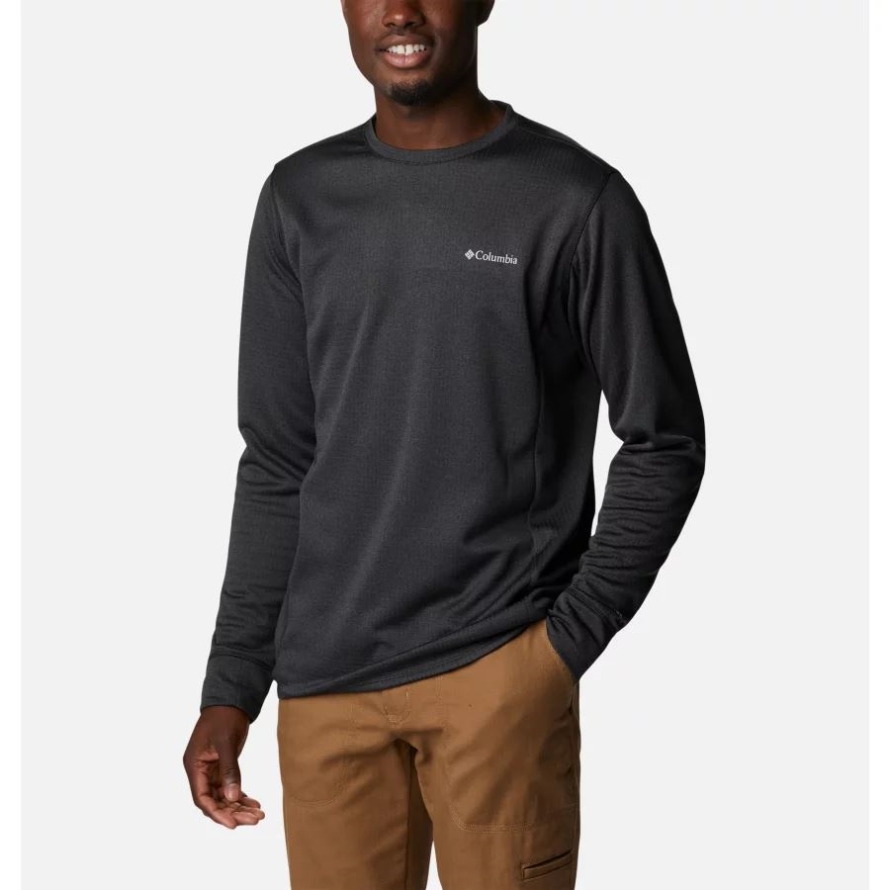 Men's Park View Crew Shirt Black Heather Columbia