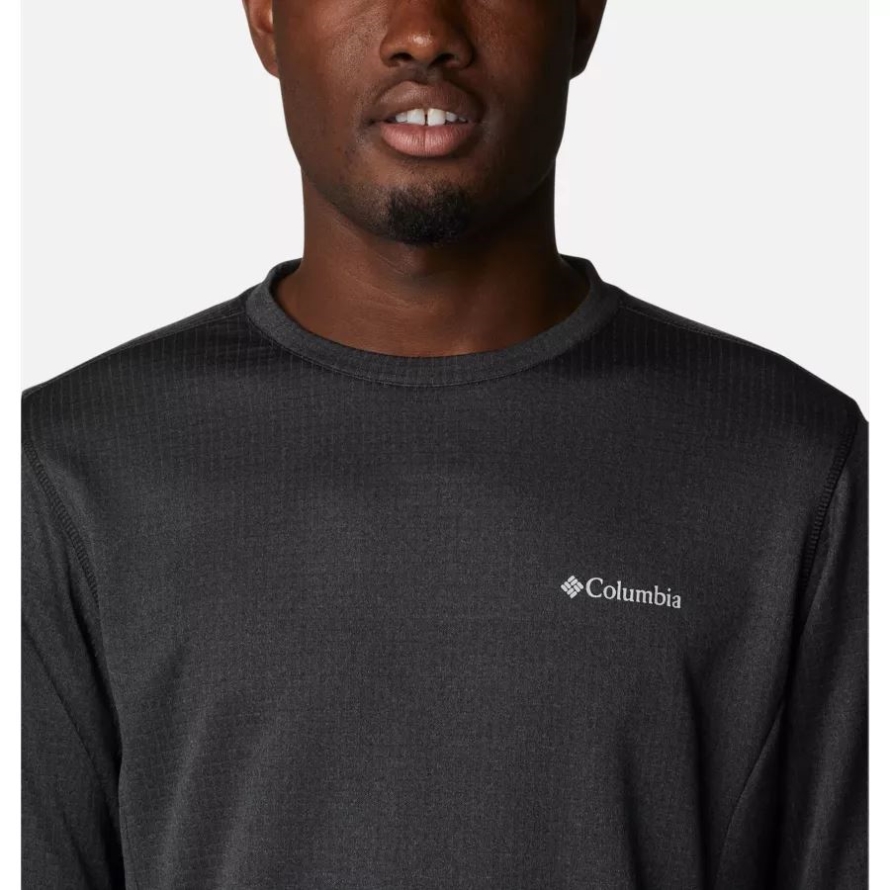 Men's Park View Crew Shirt Black Heather Columbia