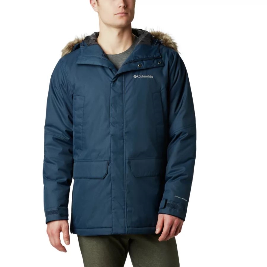 Men's Penns Creek II Insulated Parka Collegiate Navy Columbia
