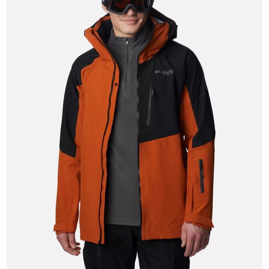 Men's Platinum Peak 3L Jacket Warm Copper/Black Columbia