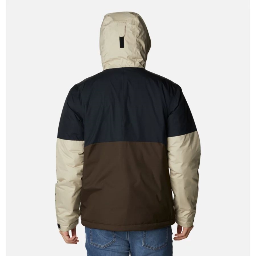 Men's Point Park Waterproof Insulated Jacket Columbia Black/Cordovan/Ancient Fossil