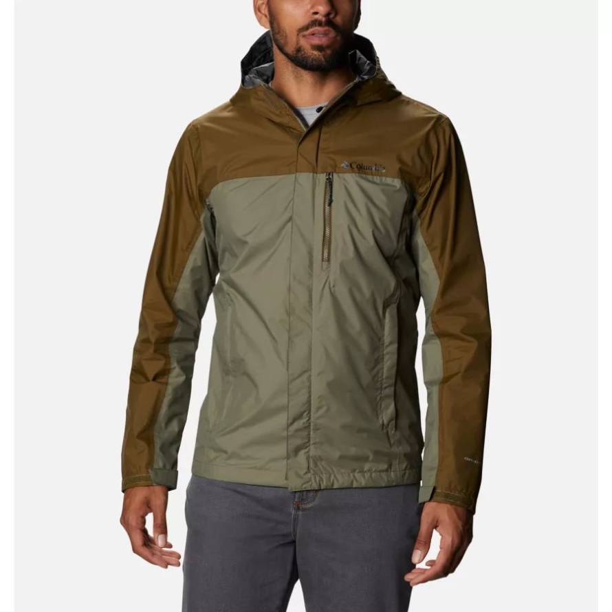 Men's Pouring Adventure II Jacket Stone Green/New Olive Columbia