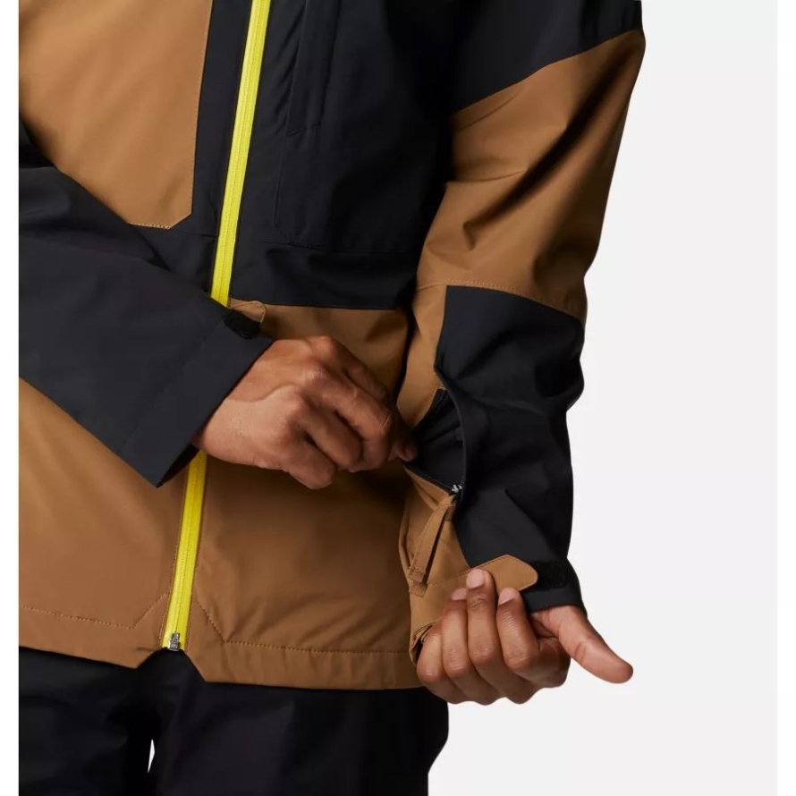 Men's Powder Canyon Interchange Jacket Columbia Delta/Black/Laser Lemon