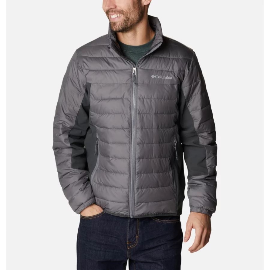 Men's Powder Lite Hybrid Jacket City Grey/Shark Columbia
