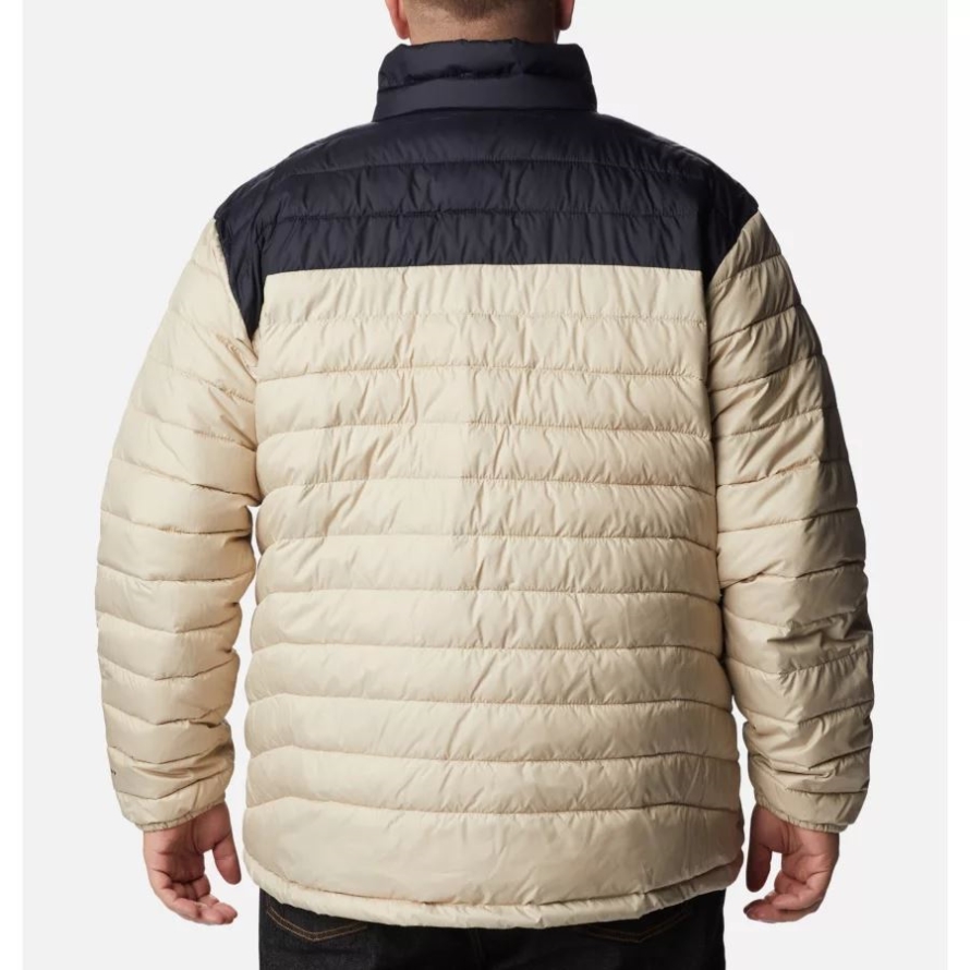 Men's Powder Lite Insulated Jacket Big Ancient Fossil/Black Columbia
