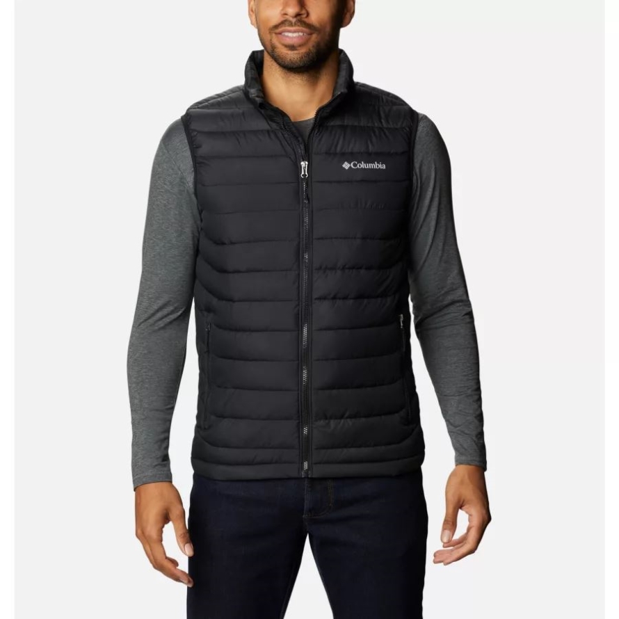Men's Powder Lite Insulated Vest Black Columbia