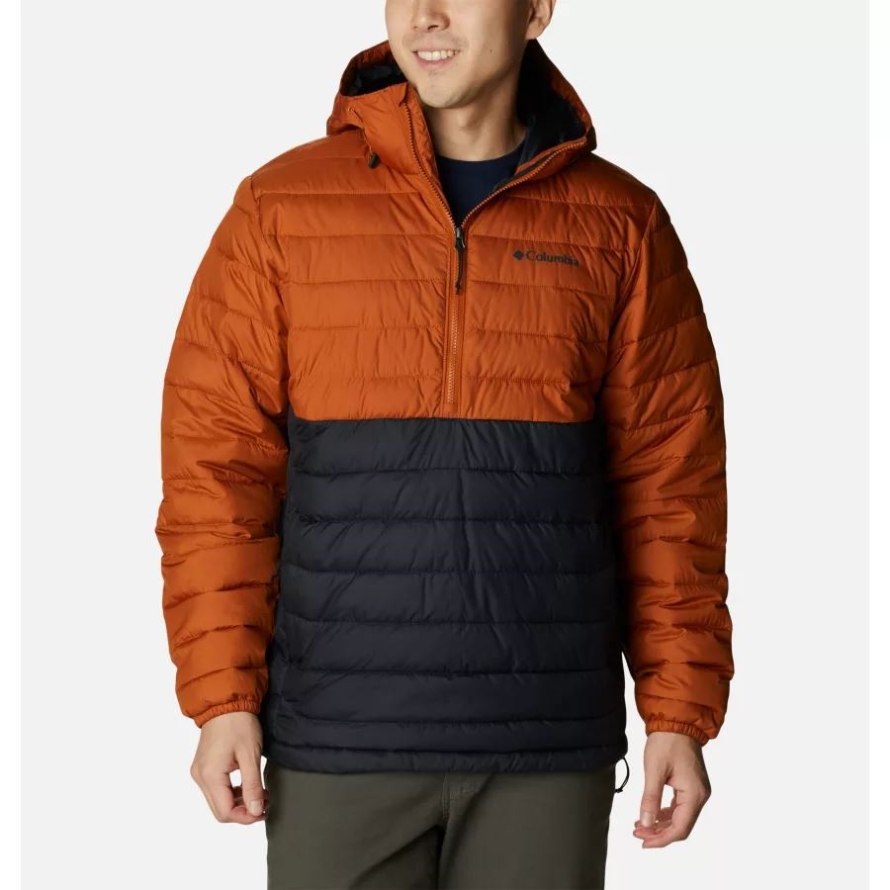 Men's Powder LiteInsulated Anorak Warm Copper/Black Columbia