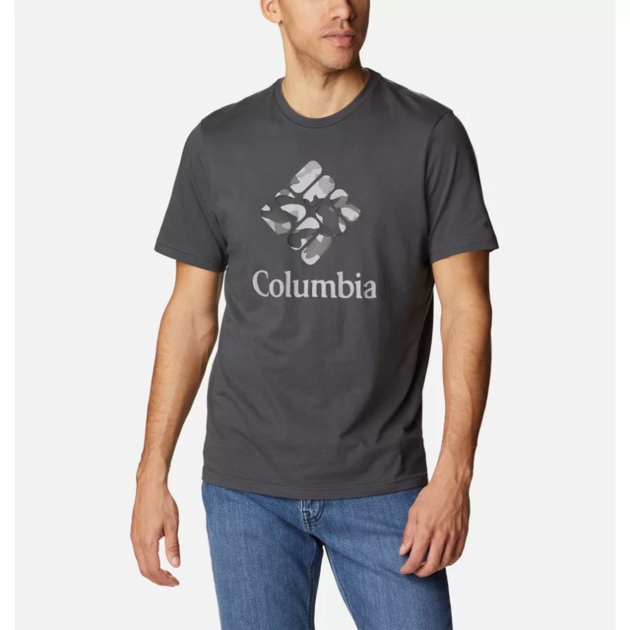 Men's Rapid Ridge Graphic T-Shirt Columbia Shark/CSC Camo Graphic