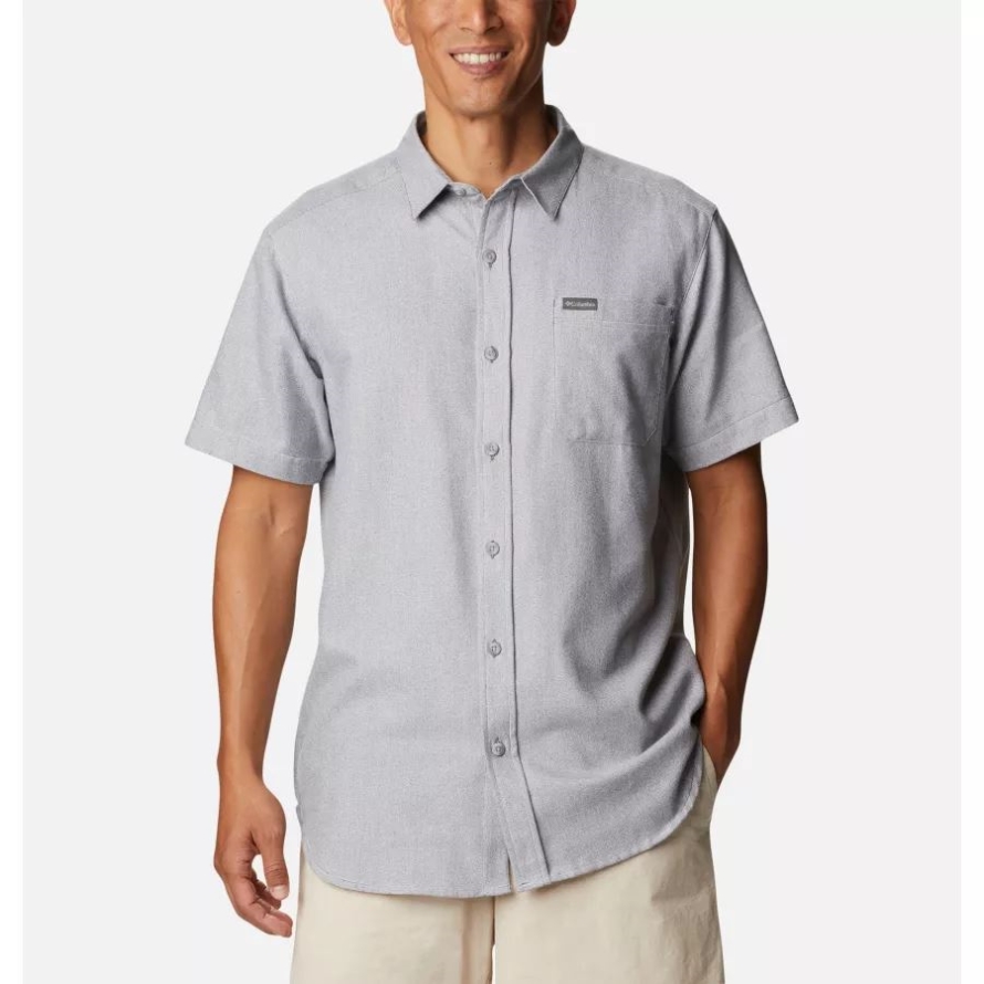 Men's Rapid Rivers Novelty Short Sleeve Shirt Shark/Columbia Grey Columbia