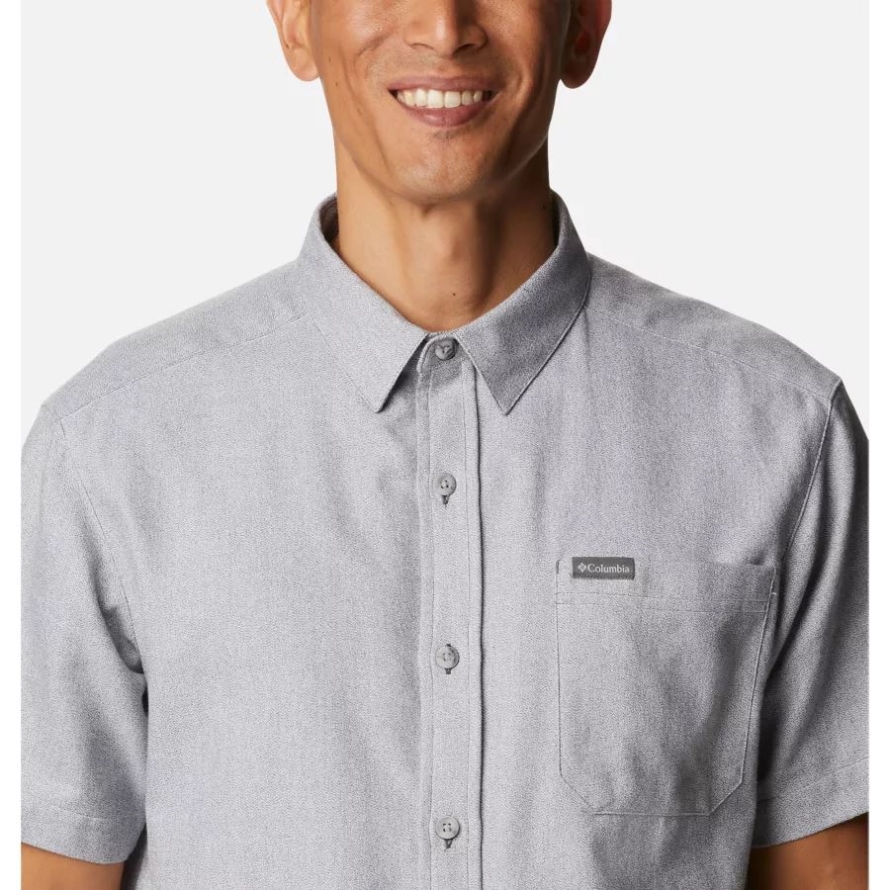 Men's Rapid Rivers Novelty Short Sleeve Shirt Shark/Columbia Grey Columbia