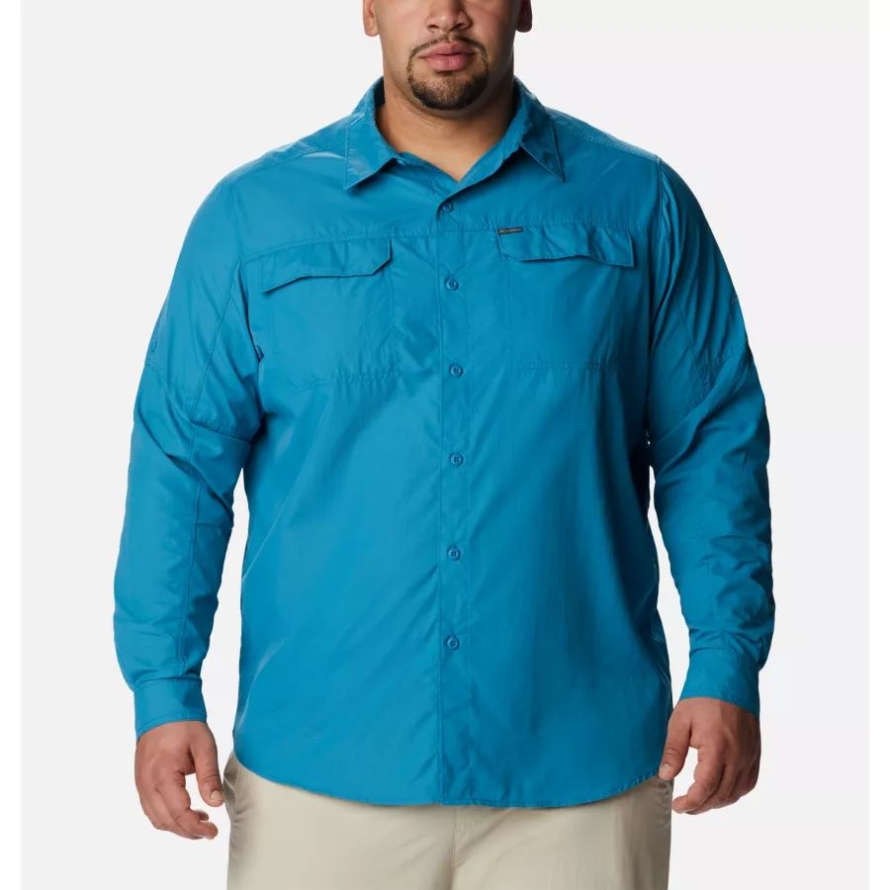 Men's Silver Ridge 2.0 Long Sleeve Shirt Big Deep Marine Columbia