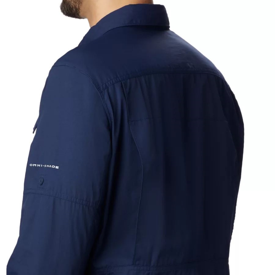 Men's Silver Ridge 2.0 Long Sleeve Shirt Tall Collegiate Navy Columbia