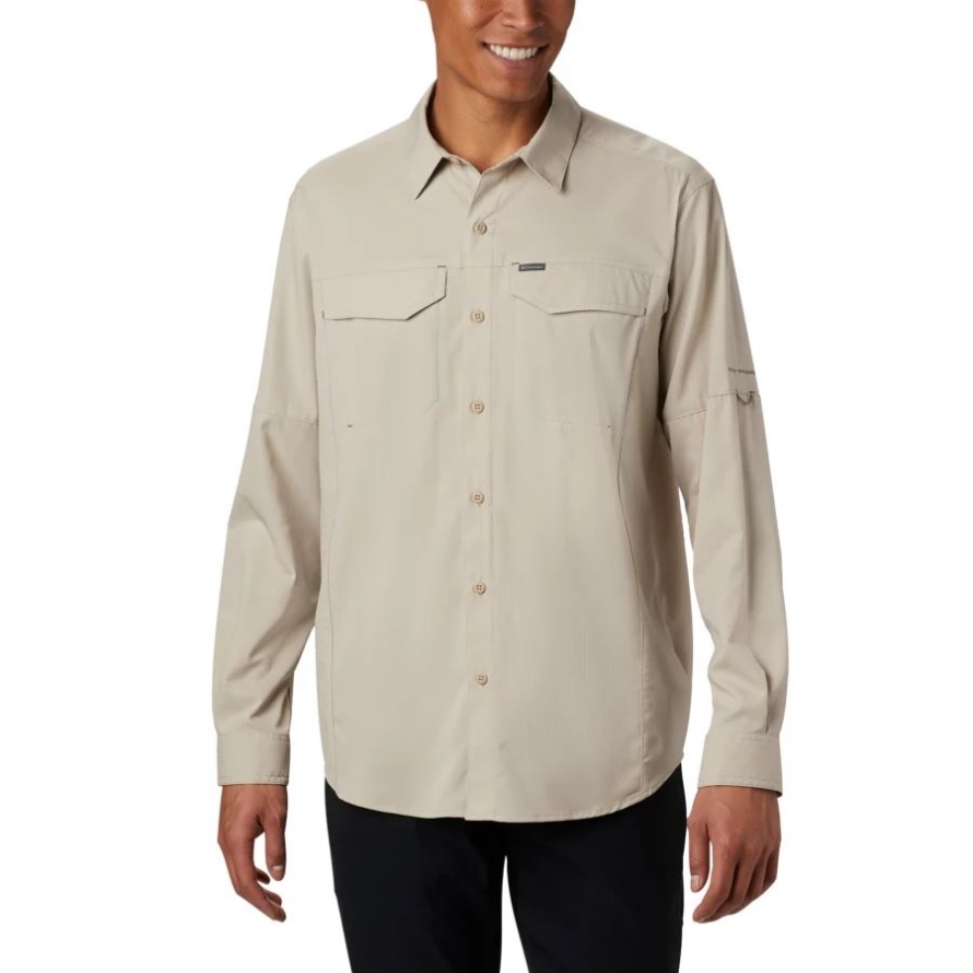 Men's Silver Ridge Lite Long Sleeve Shirt Tall Fossil Columbia