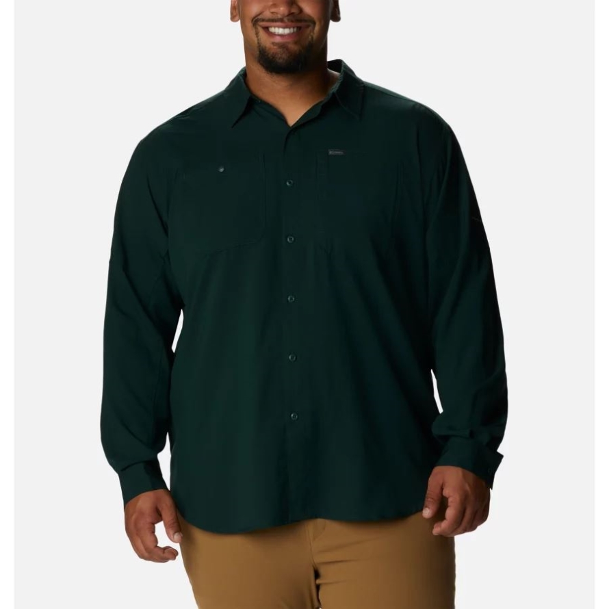 Men's Silver Ridge Utility Lite Long Sleeve Shirt Big Spruce Columbia