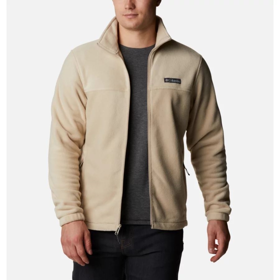 Men's Steens Mountain 2.0 Full Zip Fleece Jacket Columbia Ancient Fossil