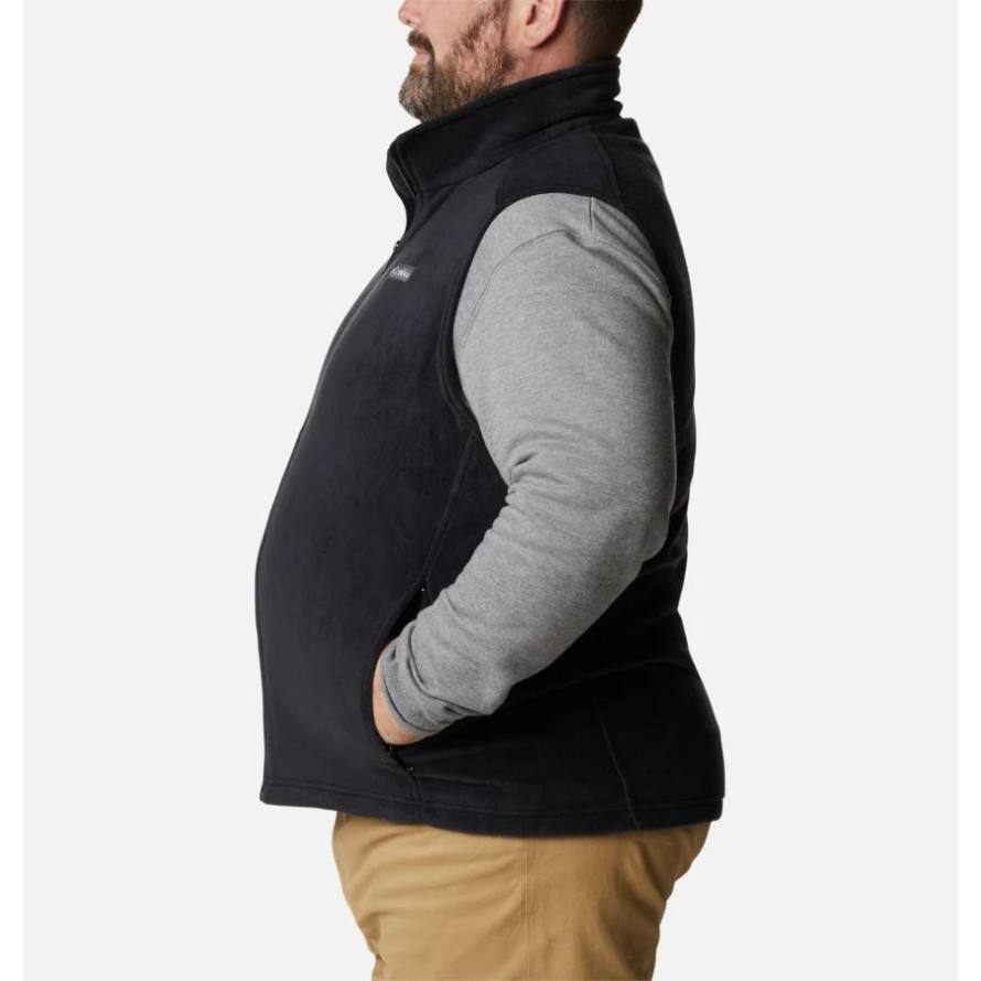Men's Steens Mountain Fleece Vest Big Black Columbia
