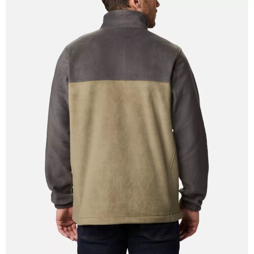 Men's Steens Mountain Half Zip Fleece Shark/Stone Green Columbia