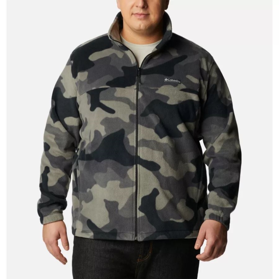 Men's Steens Mountain Printed Jacket Big Columbia Black Mod Camo